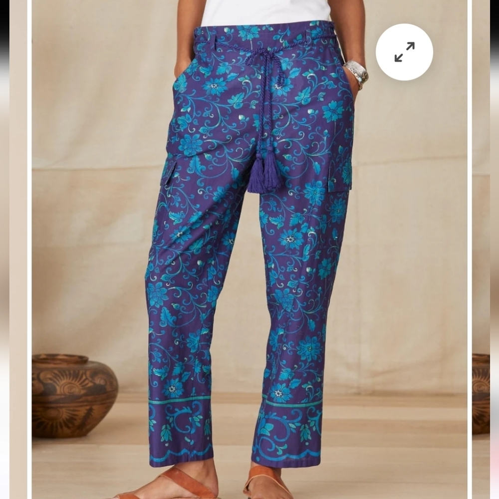 Sundance Vibrant Reef Pants‎ Size XXS Petite